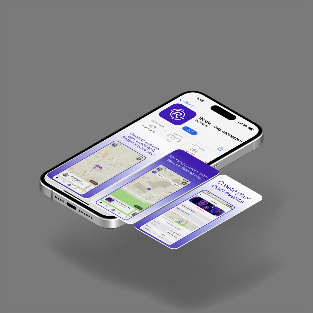 Ripple App Store mockup